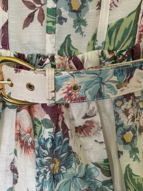 Zimmermann Floral Mini Dress - Multicolor - Picture 11 of 13